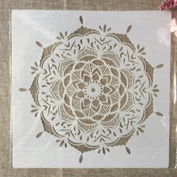30*30cm Mandala Geometry Taiji DIY Layering Stencils Wall Painting Scrapbook Coloring Embossing Album Decorative Template