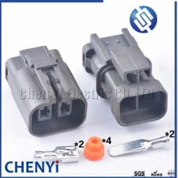 2 Pin pressure switch plug wire connector MG640188-4 7223-6224-40 For Nissan Hyundai Matrix Elantra Alternator Socket Connector
