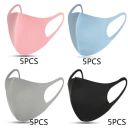 Cool Silk Cotton Face Mouth Mask for Man Woman Washable Reusable Anti Dust Windproof Mouth-muffle Mask Breathable PM2.5 PM042