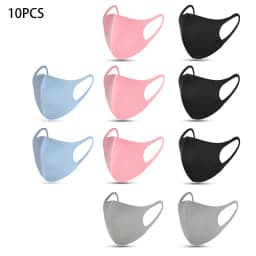 Cool Silk Cotton Face Mouth Mask for Man Woman Washable Reusable Anti Dust Windproof Mouth-muffle Mask Breathable PM2.5 PM042