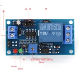 1-10Pcs Javino High Quality Delay Relay Delay Turn On / Delay Turn Off Switch Module with Timer DC 12V 5V Javino