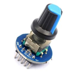 1-10Pcs With Switch Rotary Encoder Module for Arduino Brick Sensor Development Round Audio Rotating Potentiometer Knob Cap EC11