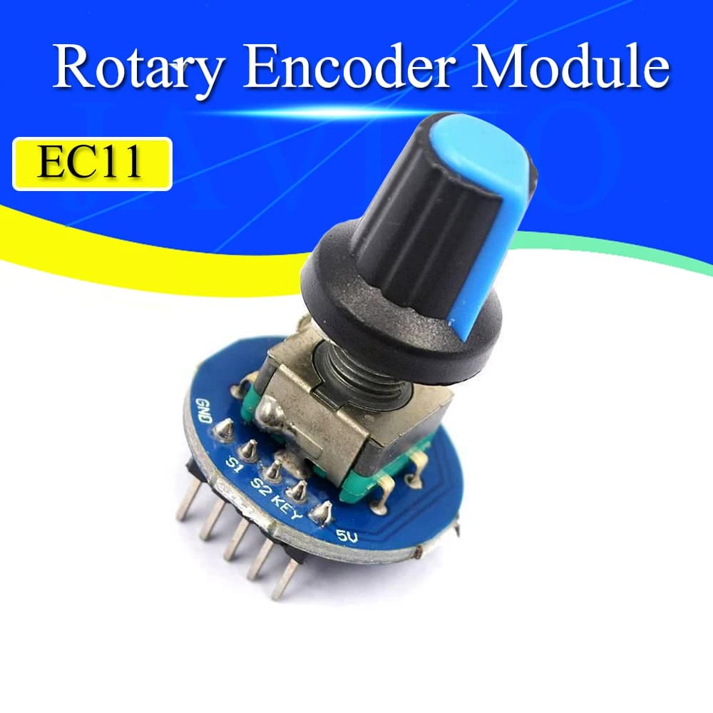 1-10Pcs With Switch Rotary Encoder Module for Arduino Brick Sensor Development Round Audio Rotating Potentiometer Knob Cap EC11
