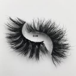 Fluffy Mink Lashes 25mm Lashes Dramatic Thick Volume Natural Eyelashes Make Up Eye Lashes 100% Cruelty Free Mink Eyelashes