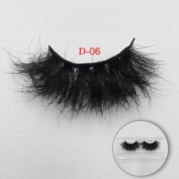 Fluffy Mink Lashes 25mm Lashes Dramatic Thick Volume Natural Eyelashes Make Up Eye Lashes 100% Cruelty Free Mink Eyelashes