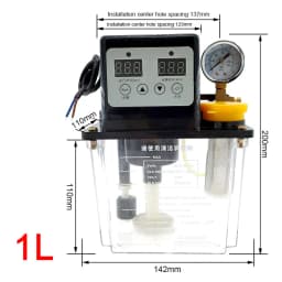 1pcs 0.5L 1L 2L Lubricant Pump Automatic Lubricating Oil Pump CNC Electromagnetic Lubrication Pump Lubricator