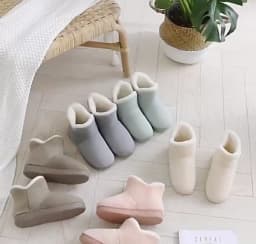 Women Winter Slippers Warm Plush Slip-on Couples Home Floor Shoes Anti-slip Comfortable Flats Female Soft Faux Fur Boots