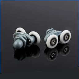4pcs-8pcs/set 23mm 25mm Sliding Shower Cabin Accessories Glass Door Bearing Roller Pulley Double Runner Swaying Hardware