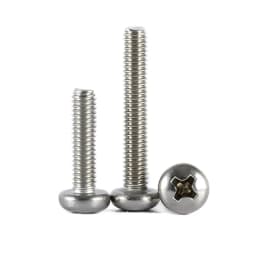20-90pcs M1 M1.2 M1.4 M1.6 M2 M2.5 M3 M4 DIN7985 GB818 304 Stainless Steel Cross Recessed Pan Head Screws Phillips Screws