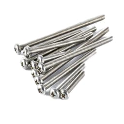 20-90pcs M1 M1.2 M1.4 M1.6 M2 M2.5 M3 M4 DIN7985 GB818 304 Stainless Steel Cross Recessed Pan Head Screws Phillips Screws