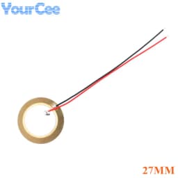 10pcs/lot Piezoelectric Piezo Ceramic Wafer Plate Sounder Buzzer Loudspeaker Sensor Dia 12MM/15MM/18MM/20MM/27MM/35MM/50MM/23MM