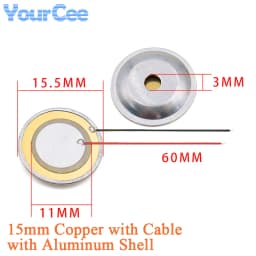 10pcs/lot Piezoelectric Piezo Ceramic Wafer Plate Sounder Buzzer Loudspeaker Sensor Dia 12MM/15MM/18MM/20MM/27MM/35MM/50MM/23MM