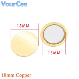 10pcs/lot Piezoelectric Piezo Ceramic Wafer Plate Sounder Buzzer Loudspeaker Sensor Dia 12MM/15MM/18MM/20MM/27MM/35MM/50MM/23MM