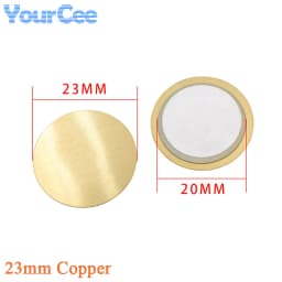 10pcs/lot Piezoelectric Piezo Ceramic Wafer Plate Sounder Buzzer Loudspeaker Sensor Dia 12MM/15MM/18MM/20MM/27MM/35MM/50MM/23MM