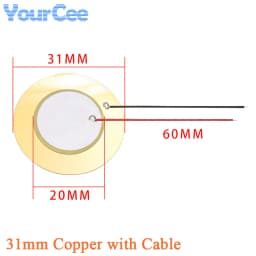 10pcs/lot Piezoelectric Piezo Ceramic Wafer Plate Sounder Buzzer Loudspeaker Sensor Dia 12MM/15MM/18MM/20MM/27MM/35MM/50MM/23MM