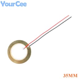 10pcs/lot Piezoelectric Piezo Ceramic Wafer Plate Sounder Buzzer Loudspeaker Sensor Dia 12MM/15MM/18MM/20MM/27MM/35MM/50MM/23MM
