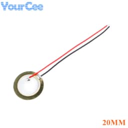 10pcs/lot Piezoelectric Piezo Ceramic Wafer Plate Sounder Buzzer Loudspeaker Sensor Dia 12MM/15MM/18MM/20MM/27MM/35MM/50MM/23MM