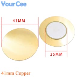 10pcs/lot Piezoelectric Piezo Ceramic Wafer Plate Sounder Buzzer Loudspeaker Sensor Dia 12MM/15MM/18MM/20MM/27MM/35MM/50MM/23MM