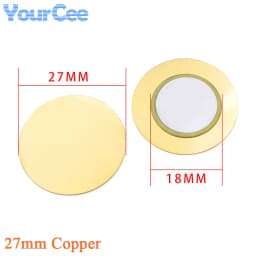 10pcs/lot Piezoelectric Piezo Ceramic Wafer Plate Sounder Buzzer Loudspeaker Sensor Dia 12MM/15MM/18MM/20MM/27MM/35MM/50MM/23MM