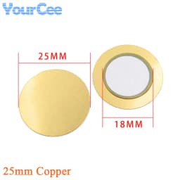 10pcs/lot Piezoelectric Piezo Ceramic Wafer Plate Sounder Buzzer Loudspeaker Sensor Dia 12MM/15MM/18MM/20MM/27MM/35MM/50MM/23MM