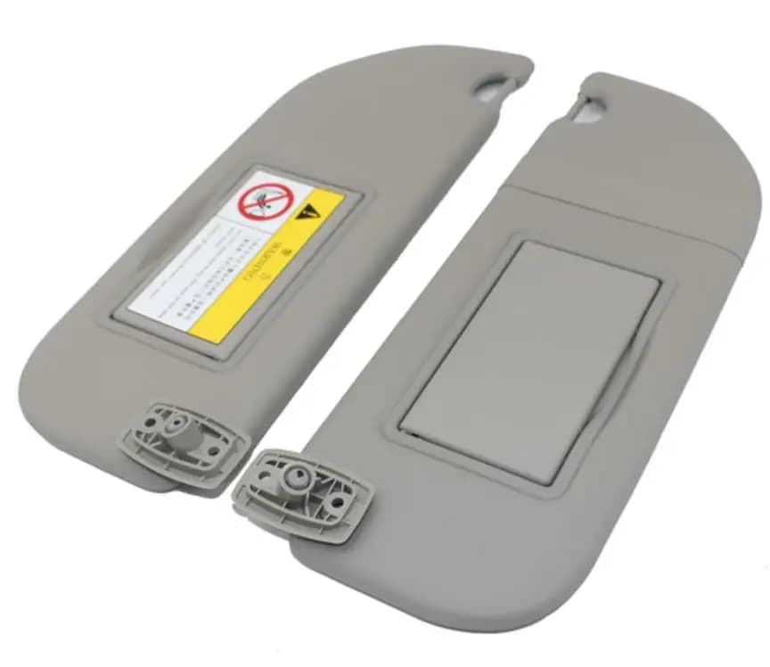 For Citroen C2 Interior Sunvisor With Mirror Front Visor Assembly Car Accessories