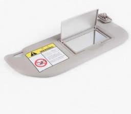 For Citroen C2 Interior Sunvisor With Mirror Front Visor Assembly Car Accessories