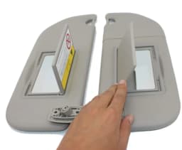 For Citroen C2 Interior Sunvisor With Mirror Front Visor Assembly Car Accessories
