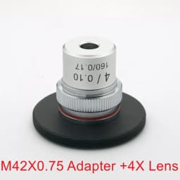 Microscope Objective RMS Thread Transfer to M42 x0.75 / M42x1 Interface Adapter Ring for Olympus microscopio