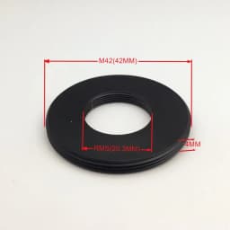 Microscope Objective RMS Thread Transfer to M42 x0.75 / M42x1 Interface Adapter Ring for Olympus microscopio