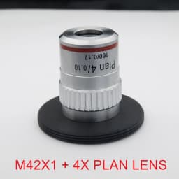 Microscope Objective RMS Thread Transfer to M42 x0.75 / M42x1 Interface Adapter Ring for Olympus microscopio