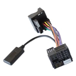 NEW Bluetooth Audio AUX Cable Big Plug Adapter 12-pin For BMW E60 E63 E64 E61 E62