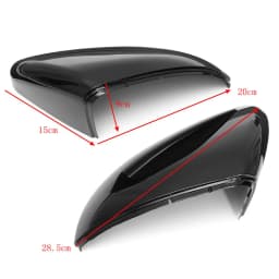 Replacement Rearview Mirror Cover Housing For VW Golf 7 MK7 MK7.5 GTI GTD 2013-2018 Black/White/Carbon Look Side Wing Mirror Cap