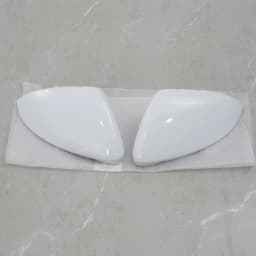 Replacement Rearview Mirror Cover Housing For VW Golf 7 MK7 MK7.5 GTI GTD 2013-2018 Black/White/Carbon Look Side Wing Mirror Cap