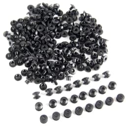 100pcs Black Steel Short Post Chicago Screw Cross Head Screw Kit for DIY Kydex Knife Sheath Holster Clips Hand Tool Parts