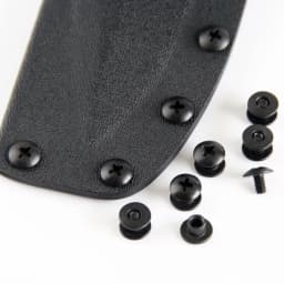 100pcs Black Steel Short Post Chicago Screw Cross Head Screw Kit for DIY Kydex Knife Sheath Holster Clips Hand Tool Parts