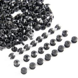 100pcs Black Steel Short Post Chicago Screw Cross Head Screw Kit for DIY Kydex Knife Sheath Holster Clips Hand Tool Parts