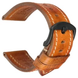 MAIKES Watch Strap 2020 High Quality Handmade Genuine Leather Watchbands For Samsung Galaxy Watch 46mm Gear S3 Huawei GT2