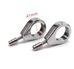 Motorcycle Turn Signal Relocation Bracket 39mm 41mm 49mm Fork Clamp Mount For Harley  Sportster 883 XL1200 For Dyna Universal