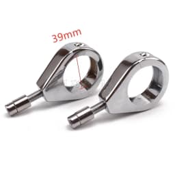 Motorcycle Turn Signal Relocation Bracket 39mm 41mm 49mm Fork Clamp Mount For Harley  Sportster 883 XL1200 For Dyna Universal