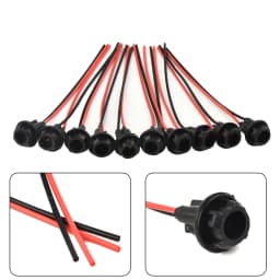 10pcs T10 Auto Car Socket Connector Extension DC 0V ~ 12V Light Bulb Socket W5W 168 194 For Cars Trucks Boats