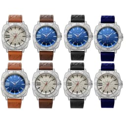 XINEW Brand Watches For Men Cheap Fashion Leather Band Simple Sports Gifts Quartz Watch Erkek Barato Saat Relogio Masculino 2024