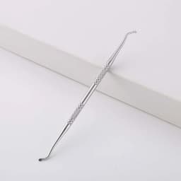 1pc Stainless Steel 2 Way Multifunction Nail Art Spoon Cuticle Dead Skin Pusher Groove Pick DIY Manicure Pedicure Tools