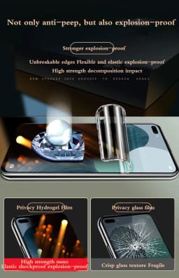 OnePlus13R Ace 1+ 10Pro Privacy For OnePlus 9Pro Hydrogel Film One Plus 12 Soft No Peeping Screen Protector Oneplus11R 13s