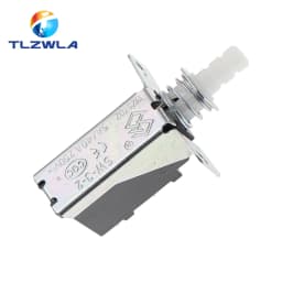 5PCS Straight Key Self-Locking switch KCD-A10 SW-3 A04 Power Switch 2Pin Outer Spring 5A For Range Hood