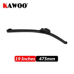 KAWOO Car Wiper Blade U Hook Universal Frameless Bracketless Rubber Car Windshield Wipe Blades 14"16"17"18"19"20"21"22"24"26"28"