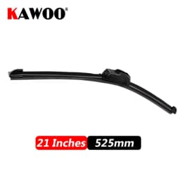 KAWOO Car Wiper Blade U Hook Universal Frameless Bracketless Rubber Car Windshield Wipe Blades 14"16"17"18"19"20"21"22"24"26"28"