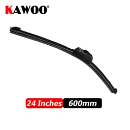 KAWOO Car Wiper Blade U Hook Universal Frameless Bracketless Rubber Car Windshield Wipe Blades 14"16"17"18"19"20"21"22"24"26"28"