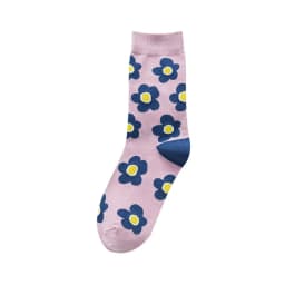 Fashion Women'S Socks Korea Style Flower Pattern Print Socks Ins Style Short Sock Women Autumn Winter Cute Streetwear Sox Girls