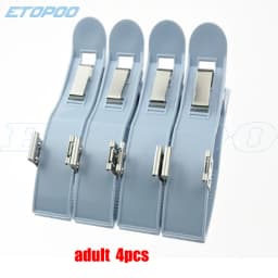 4pcs/Set ECG EKG Limb Clip Electrode for Adult or Children Pediatric Apply to BCI Bionet Biolight Contec Datex Edan GE Monitor