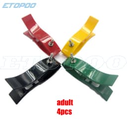 4pcs/Set ECG EKG Limb Clip Electrode for Adult or Children Pediatric Apply to BCI Bionet Biolight Contec Datex Edan GE Monitor